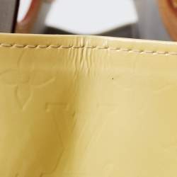 مملوكة مسبقًا حقيبة لوي فيتون روكسبري دريف جلد لامع مطبوع مونوغرامي أخضر