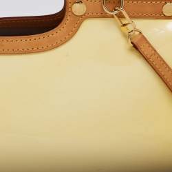 مملوكة مسبقًا حقيبة لوي فيتون روكسبري دريف جلد لامع مطبوع مونوغرامي أخضر