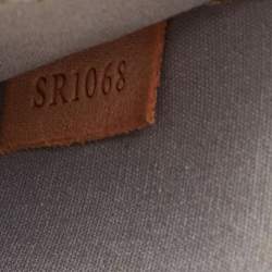 مملوكة مسبقًا حقيبة لوي فيتون روكسبري دريف جلد لامع مطبوع مونوغرامي أخضر