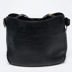 مملوكة مسبقًا Louis Vuitton Black Monogram Leather Very  Hobo Bag