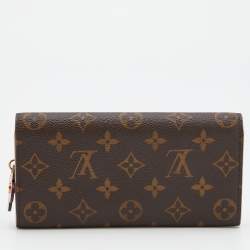 مملوكة مسبقًا Louis Vuitton Monogram Canvas Flower Emilie Wallet 