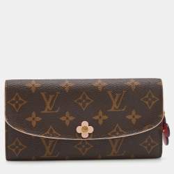 مملوكة مسبقًا Louis Vuitton Monogram Canvas Flower Emilie Wallet 