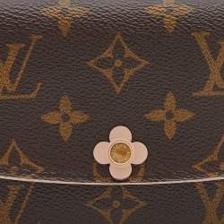مملوكة مسبقًا Louis Vuitton Monogram Canvas Flower Emilie Wallet 
