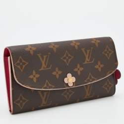مملوكة مسبقًا Louis Vuitton Monogram Canvas Flower Emilie Wallet 