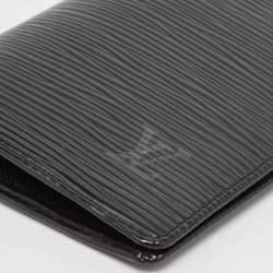 Louis Vuitton Black Epi Leather Bifold Long Wallet