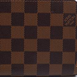 Pre Owned محفظة لوي فيتون كانفاس دامييه إيبين بسحاب