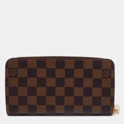 Pre Owned محفظة لوي فيتون كانفاس دامييه إيبين بسحاب