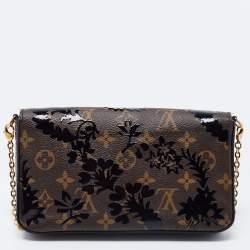 Pre Owned Louis Vuitton Monogram Canvas Limited Edition Blossom Pochette Felicie Clutch Bag
