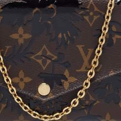 Pre Owned Louis Vuitton Monogram Canvas Limited Edition Blossom Pochette Felicie Clutch Bag