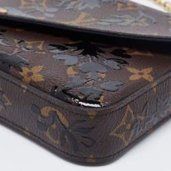 Pre Owned Louis Vuitton Monogram Canvas Limited Edition Blossom Pochette Felicie Clutch Bag