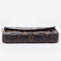 Pre Owned Louis Vuitton Monogram Canvas Limited Edition Blossom Pochette Felicie Clutch Bag
