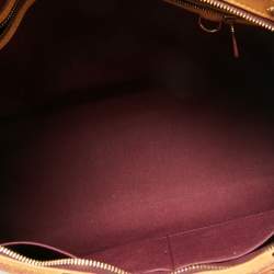 Pre Owned Louis Vuitton Rouge Fauviste Monogram Vernis Brea GM Bag