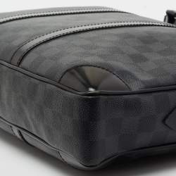 مملوكة مسبقًا Louis Vuitton Damier Graphite Canvas Porte Documents Voyage Briefcase