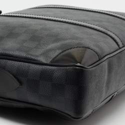 مملوكة مسبقًا Louis Vuitton Damier Graphite Canvas Porte Documents Voyage Briefcase