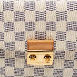 Pre Owned Louis Vuitton Damier Azur Canvas Croisette Bag