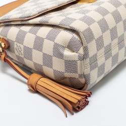 Pre Owned Louis Vuitton Damier Azur Canvas Croisette Bag