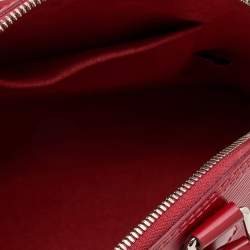 Pre Owned Louis Vuitton Carmine Epi Leather Alma BB Bag