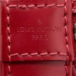 Pre Owned Louis Vuitton Carmine Epi Leather Alma BB Bag