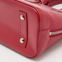 Pre Owned Louis Vuitton Carmine Epi Leather Alma BB Bag