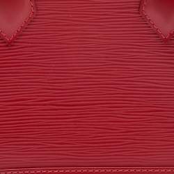 Pre Owned Louis Vuitton Carmine Epi Leather Alma BB Bag