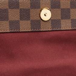 Pre Owned Louis Vuitton Bordeaux Damier Ebene Canvas Bond Street Bag