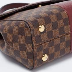 Pre Owned Louis Vuitton Bordeaux Damier Ebene Canvas Bond Street Bag