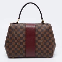 Pre Owned Louis Vuitton Bordeaux Damier Ebene Canvas Bond Street Bag