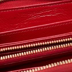 Louis Vuitton Red Alligator Limited Edition Zippy Wallet
