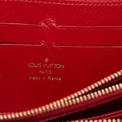 Louis Vuitton Red Alligator Limited Edition Zippy Wallet