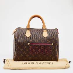 مملوكة مسبقًا Louis Vuitton Fuchsia Monogram Perforated Canvas Limited Edition Speedy 30 Bag