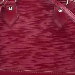 Pre Owned Louis Vuitton Fuchsia Epi Leather Alma BB Bag