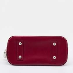 Pre Owned Louis Vuitton Fuchsia Epi Leather Alma BB Bag