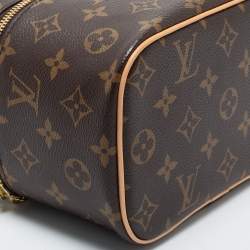 Pre Owned Louis Vuitton Monogram Canvas Nice Mini Vanity Case