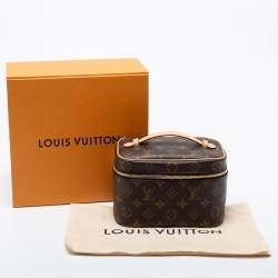 Pre Owned Louis Vuitton Monogram Canvas Nice Mini Vanity Case