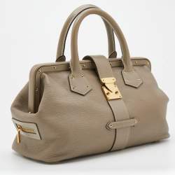 Pre Owned Louis Vuitton Grey Suhali Leather L'Ingenieux PM Bag