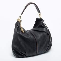 Pre Owned حقيبة لوي فيتون سيلين جلد ماهينا مونوغرامي أسود متوسطة