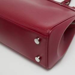 Pre Owned Louis Vuitton Fuchsia Epi Leather Brea MM Bag
