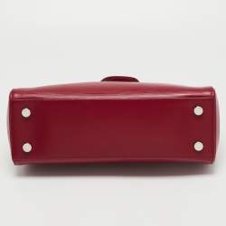 Pre Owned Louis Vuitton Fuchsia Epi Leather Brea MM Bag