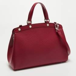 Pre Owned Louis Vuitton Fuchsia Epi Leather Brea MM Bag