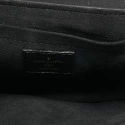 مملوكة مسبقًا Louis Vuitton Black Leather New Wave Chain PM Bag