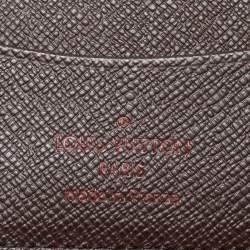 مملوكة مسبقًا Louis Vuitton Damier Ebene Canvas Zippy Compact Wallet