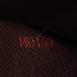 مملوكة مسبقًا Louis Vuitton Damier Ebene Canvas Zippy Compact Wallet