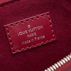 Pre Owned Louis Vuitton Fuchsia Epi Leather Nano Alma Bag