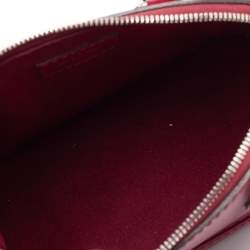 Pre Owned Louis Vuitton Fuchsia Epi Leather Nano Alma Bag