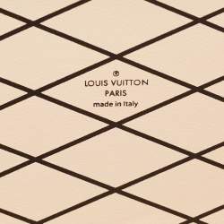 Pre Owned Louis Vuitton Multicolor Sequins and Patent Leather Petite Malle Clutch Bag