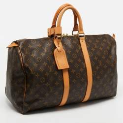 Louis Vuitton Monogram Canvas Keepall 45 Bag