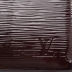 Pre Owned Louis Vuitton Prune Epi Electric Leather Zippy Wallet