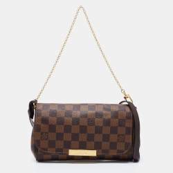 Louis Vuitton Damier Ebene Canvas Favorite MM Crossbody Bag Louis Vuitton