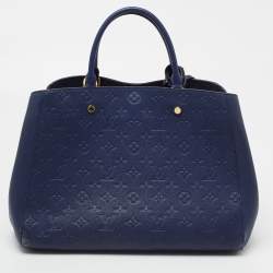 Pre Owned Louis Vuitton Iris Monogram Empreinte Montaigne MM Bag