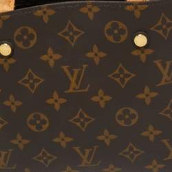 Pre Owned Louis Vuitton Monogram Canvas and Leather Montaigne BB Bag